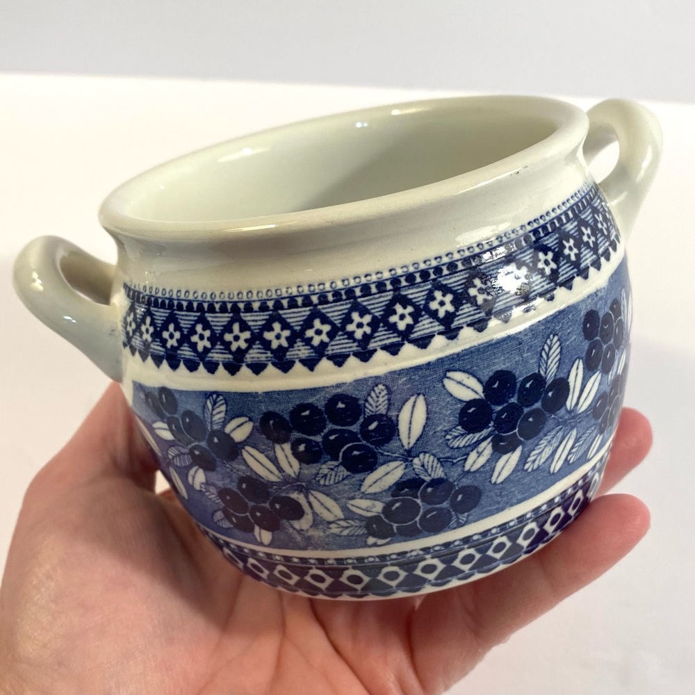 Vintage Arabia Finland Lingonberry Ceramic Butter Jam Jar Pot Raija Uosikkinen - Picture 14 of 14